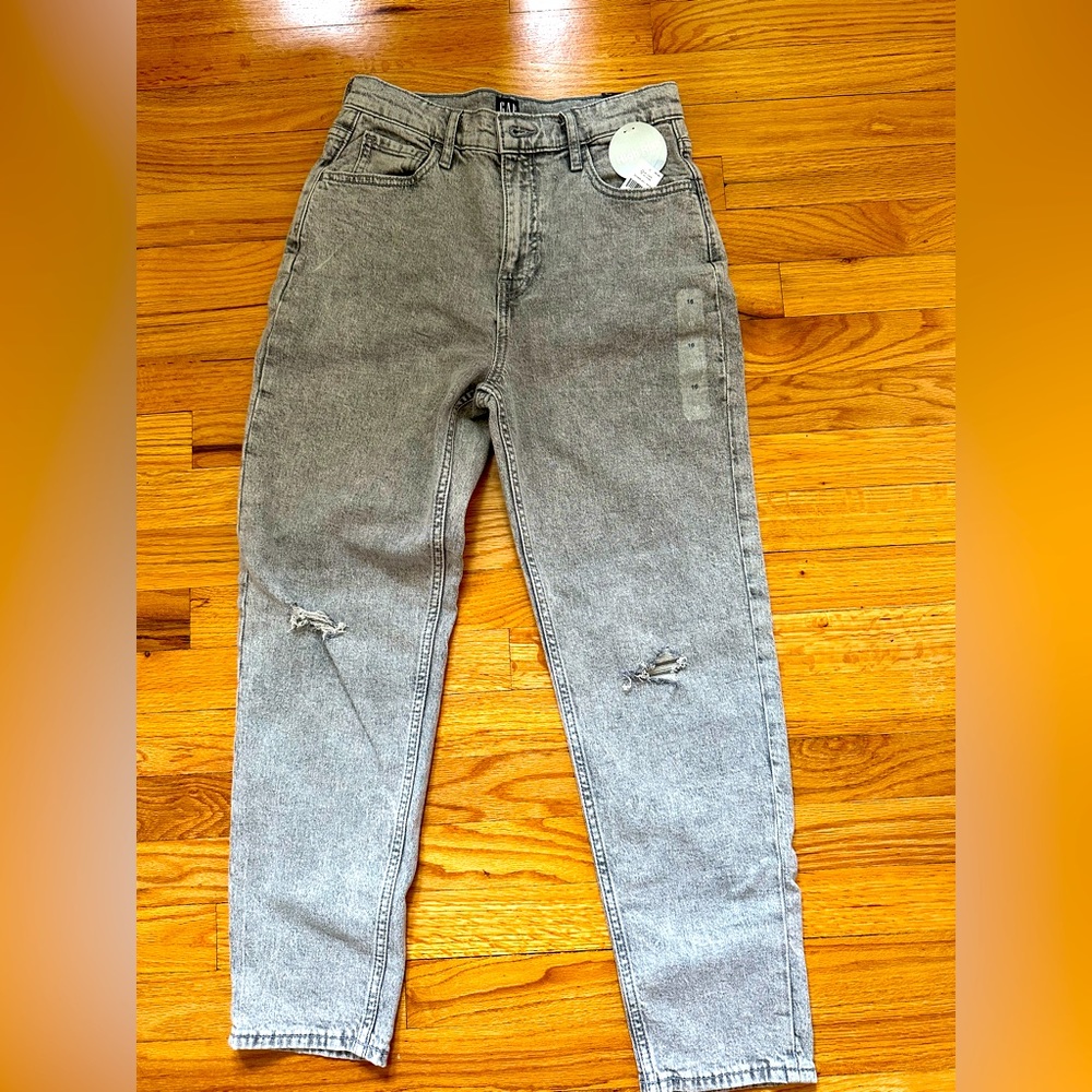 Big girls Gap mom jeans